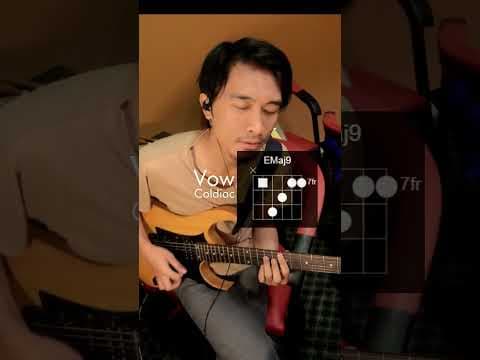 Vow - Coldiac Guitar Strumming Cover + Chords #Vow #coldiac #guitarcover #guitartok #shorts