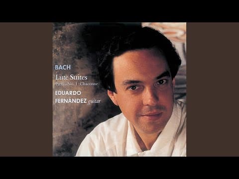 J.S. Bach: Suite in E for Lute, BWV 1006a/1000 - Arr. for Guitar: 3. Gavotte en Rondeau