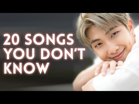 20 BTS songs you probably haven't heard yet!